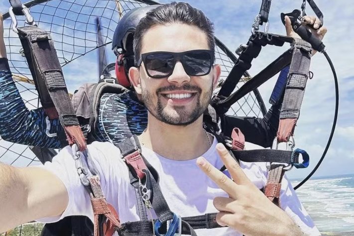 Gustavo Henrique Lara, de 27 anos, era engenheiro e morreu após receber banho de óleo no Paraná – Reprodução
