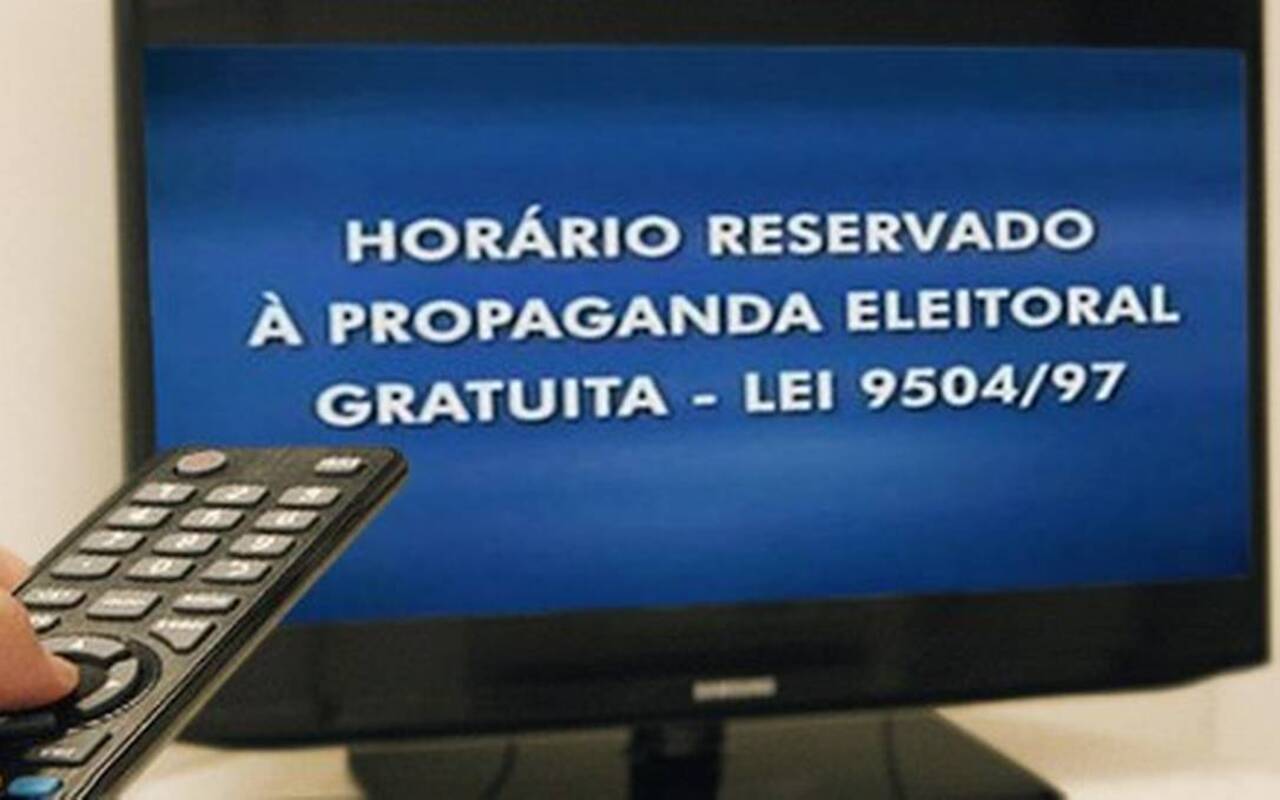 Propaganda eleitoral na televisão - Reprodução/TSE