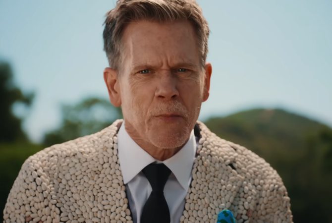 Kevin Bacon muda sobrenome para “Bean” em campanha por alimentação sustentável