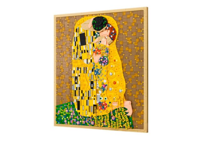 LEGO lança versão de “O Beijo”, de Gustav Klimt, em parceria com o Museu Belvedere