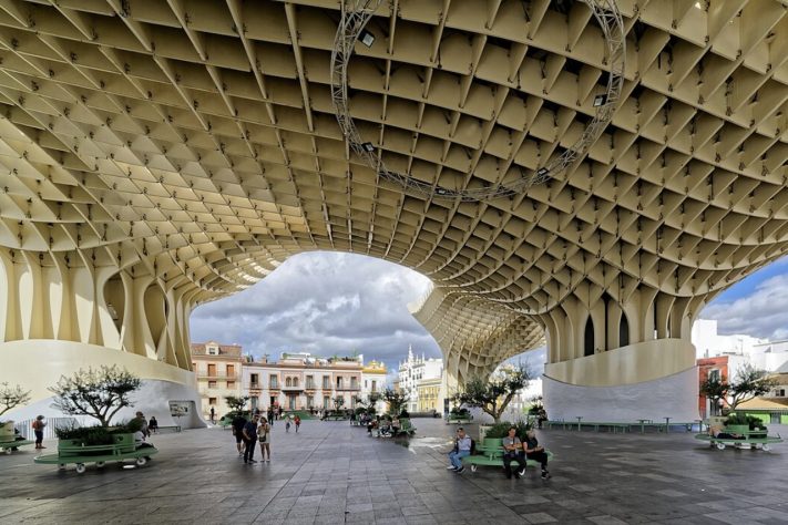 Metropol Parasol, Sevilha, Espanha – Wikimedia Commons/Holger Uwe Schmitt