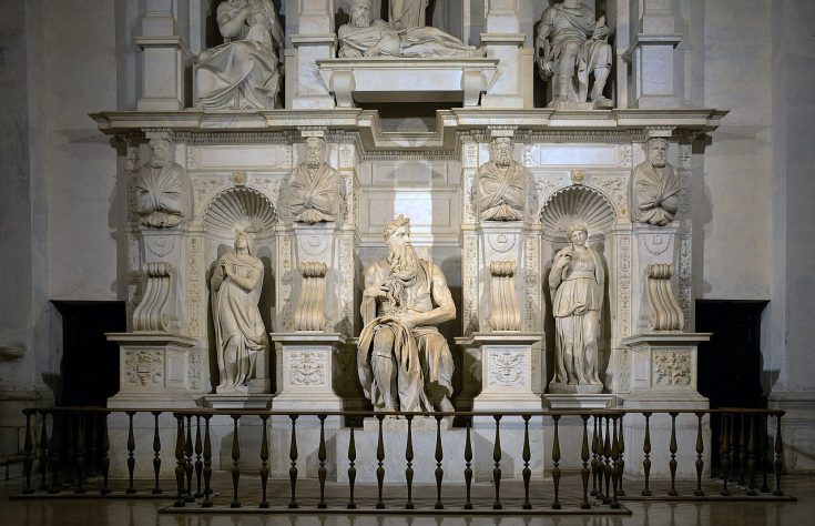 Escultura Moisés, de Michelangelo