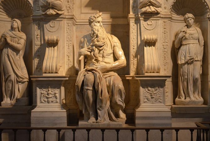 Escultura Moisés, de Michelangelo: arte, fé e história em uma das joias de Roma
