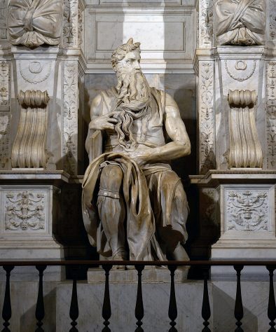 Escultura Moisés, de Michelangelo