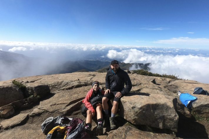 Pais sobem Pico da Bandeira com bebê de apenas 3 meses – Arquivo Pessoal