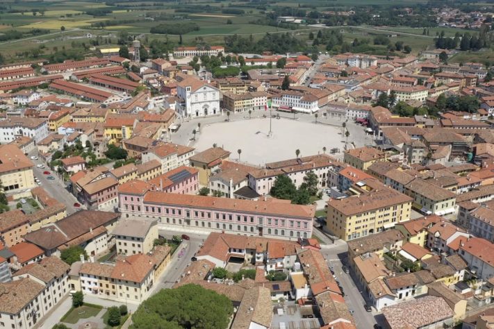 Palmanova, cidade italiana do século 16 no norte da Itália tem formato de estrela – Reprodução/YouTube Luca Titton