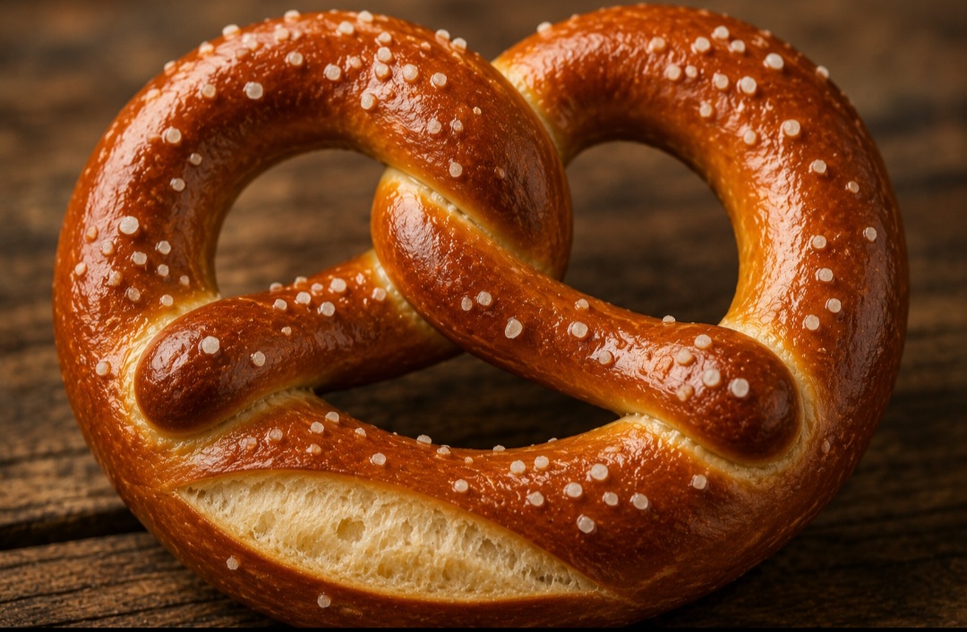 As três voltas características são o principal símbolo do pretzel e ajudam a diferenciá-lo de qualquer outro pão. Ao longo do tempo, esse desenho tornou-se um dos ícones da panificação mundial.