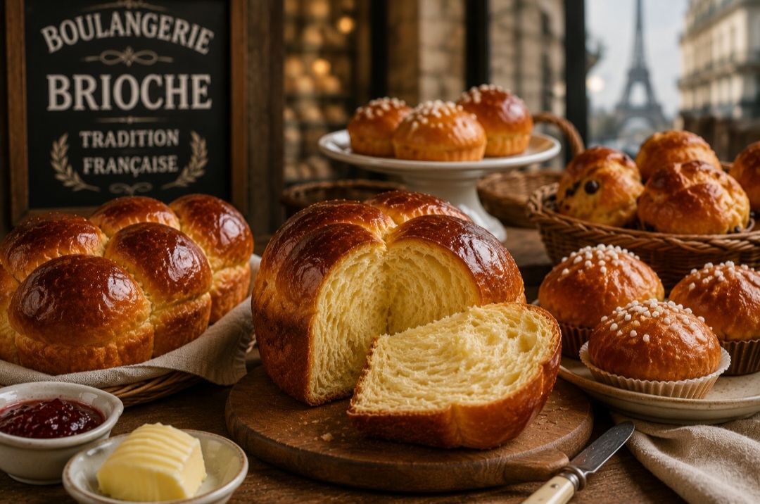 O brioche faz parte da tradição gastronômica francesa e já era conhecido entre os séculos XV e XVI. Ao longo do tempo, tornou-se um dos pães mais famosos e apreciados do país.
