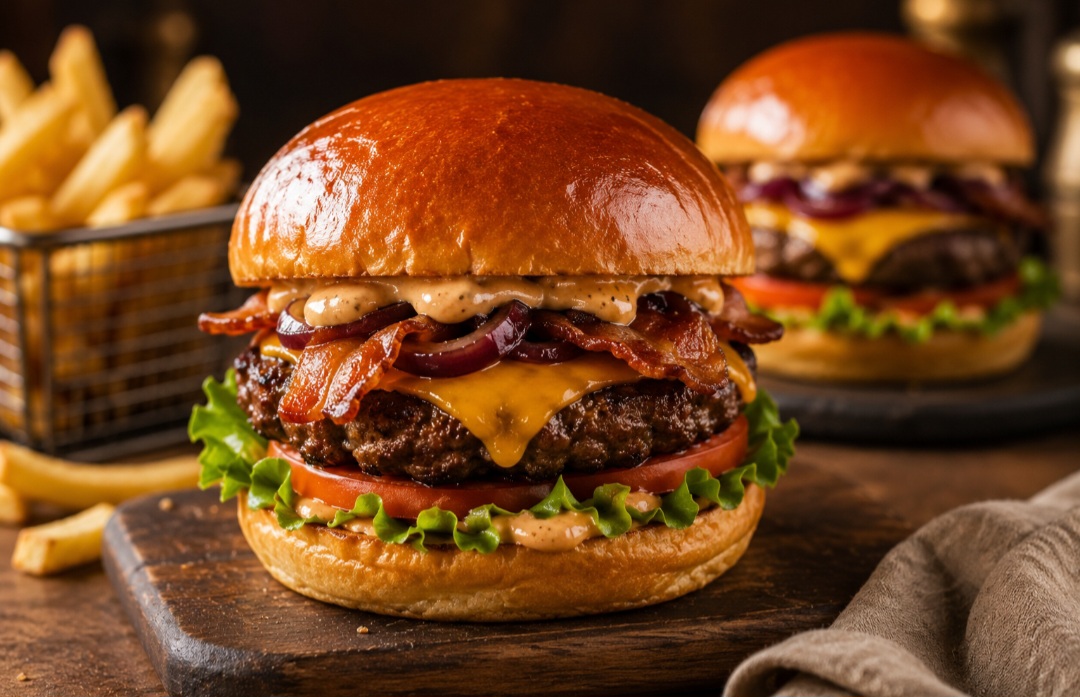 Muitas hamburguerias utilizam pão brioche por causa da maciez e do sabor amanteigado. Além disso, ele costuma suportar bem os recheios sem perder a estrutura.