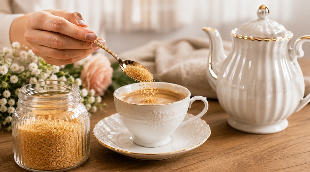 Ele pode ser usado para adoçar cafés, chás, sucos, bolos, biscoitos e diversas outras preparações. Em geral, a substituição pode ser feita na mesma proporção da receita.