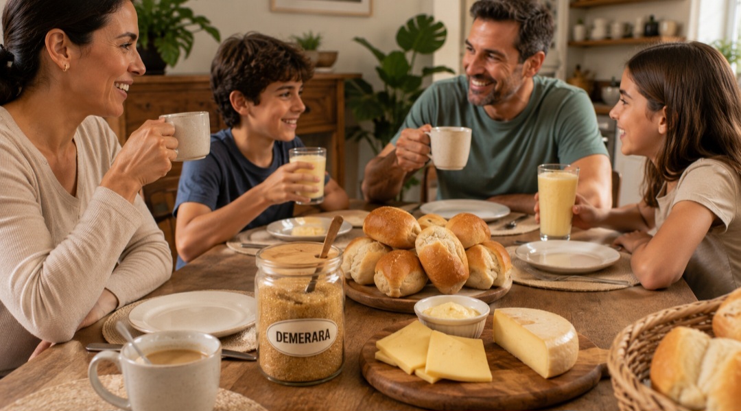 Apesar da fama de mais saudável, o açúcar demerara possui quantidade de calorias muito semelhante à do açúcar refinado. Por isso, também deve ser consumido com moderação.