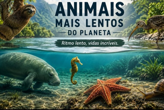 Os animais mais lentos da Terra e por que se movem tão devagar
