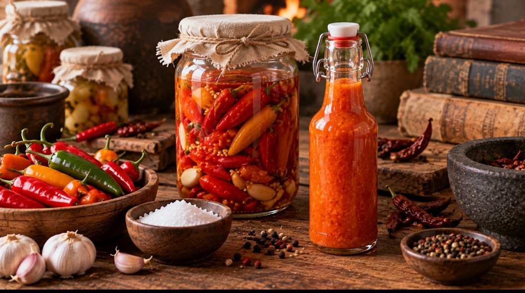 A fermentação modifica o perfil da pimenta, criando notas ácidas, frutadas e mais profundas. Em muitos casos, a ardência continua presente, mas fica mais equilibrada. Isso faz com que o molho apresente maior riqueza de sabores.