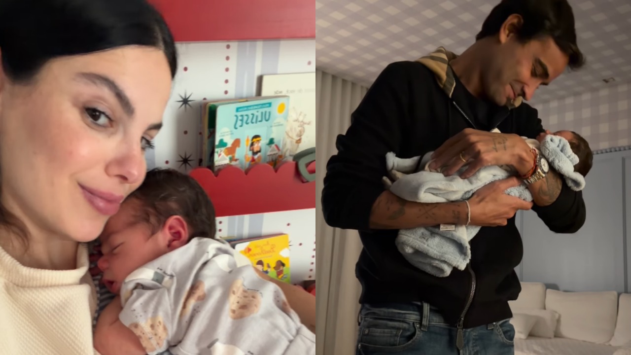 Na legenda do post, Sthefany agradeceu a chegada do filho e compartilhou o quanto a rotina tem sido intensa com três crianças pequenas em casa. Mencionou os desafios de dividir a atenção entre os filhos, mas ressaltou que o amor cresceu com a chegada do caçula.
