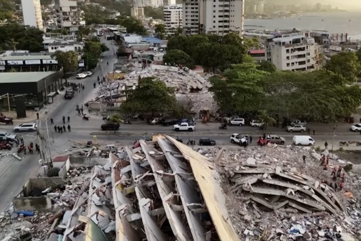 Terremoto Venezuela 2026 deixa cenário de destruição – Reprodução/YouTube AFP