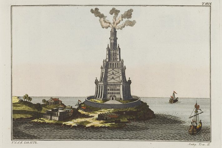 Farol de Alexandria – Creative Commons/Robert von. Spalart/Wellcome Library, London