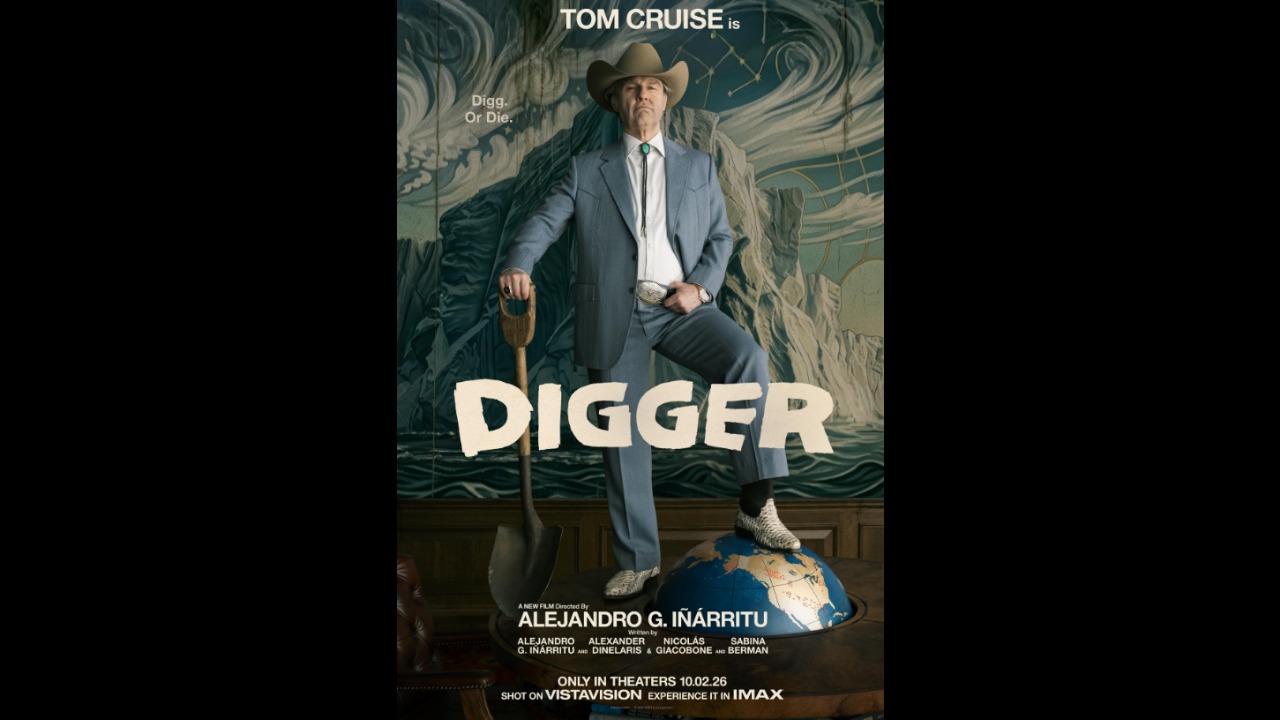 A Warner Bros. divulgou o pôster e o trailer completo de 'Digger', filme que tem estreia marcada para 1º de outubro de 2026. Nas imagens, Tom Cruise surge com uma aparência completamente diferente: mais velho, calvo e com um nariz avantajado. No longa, o ator interpreta um bilionário que precisa provar ser o salvador da humanidade diante de um desastre causado por ele mesmo.
 -  (crédito:  Divulgação)