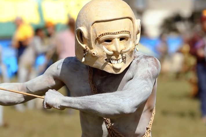 Tribo dos Asaro, na Papua-Nova Guiné, é uma das mais intrigantes do mundo – Reprodução YouTube/OriZiinol Grafix