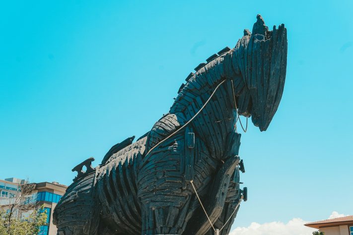 Cavalo de Troia no filme 