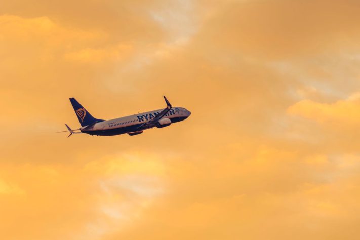 Avião da Rayanair – Pexels/fotoinformator pl