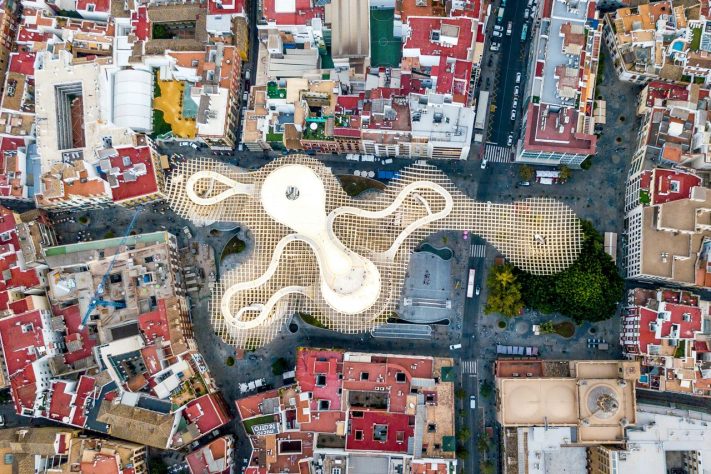 Metropol Parasol, Sevilha, Espanha – Pexels/Willian Justen de Vasconcellos