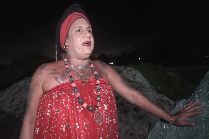 Estátua de 11 metros dedicada ao Diabo que dividiu opiniões nas redes recebe aval da prefeitura no Ceará – Reprodução
