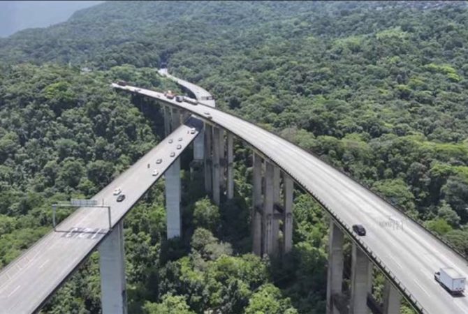 Engenharia insana! Rodovia dos Imigrantes foi construída ‘dentro’ da Mata Atlântica e preparada para enfrentar a neblina