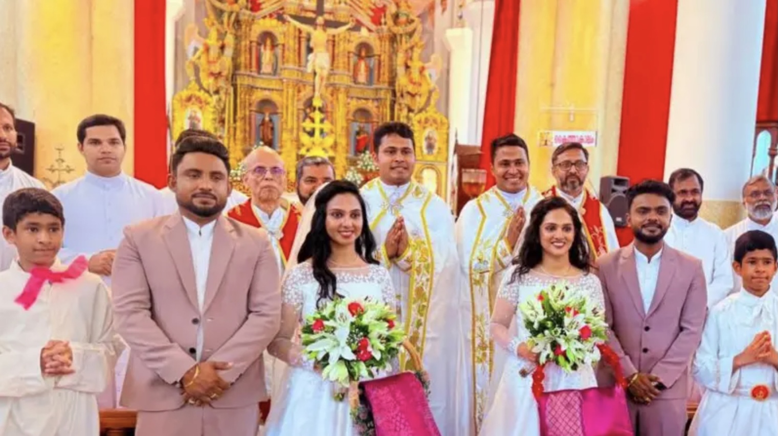 Casamento na Índia reúne quatro pares de gêmeos e viraliza nas redes sociais – Acervo da Família