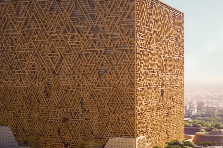 Mukaab, em construção na Arábia Saudita, pode ser maior edifício do mundo – Reprodução/YouTube