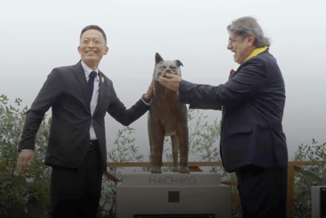 Atravessou fronteiras: após virar símbolo da lealdade no Japão, Hachiko ganha estátua em novo parque de Lima, no Peru