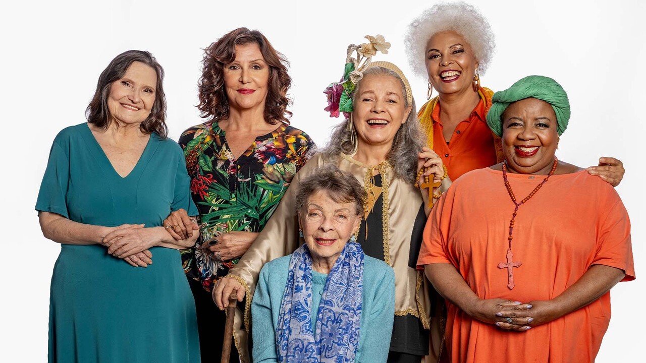 O elenco de 