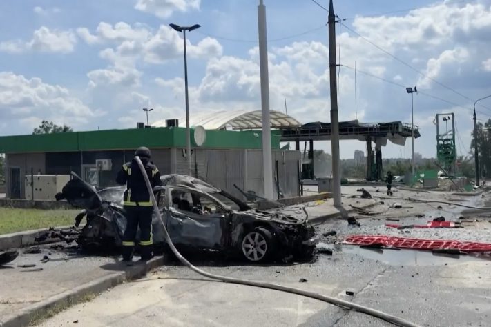 Ataque de drone autônomo na Ucrânia causou a morte de 3 civis – Reprodução/TV Globo
