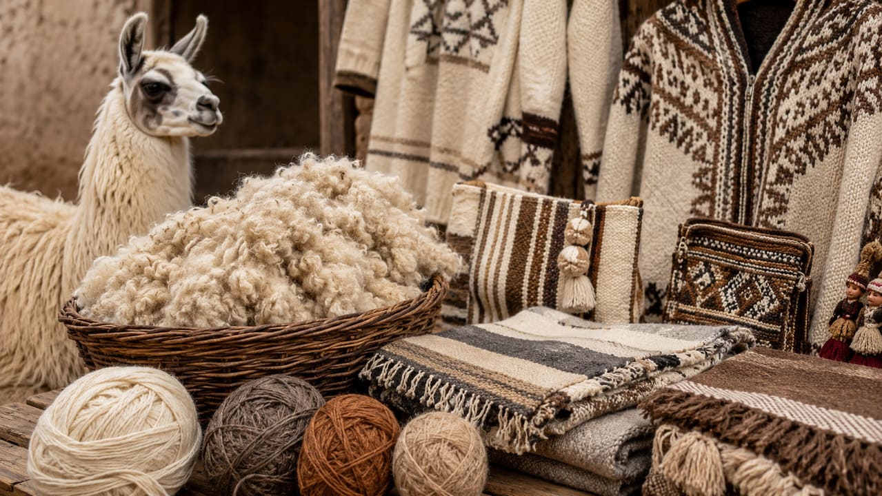 Sua lã é utilizada na produção de mantas, roupas, fios e artesanato. Ela é mais grossa que a da alpaca, mas continua sendo valorizada por oferecer bom isolamento térmico e resistência.
