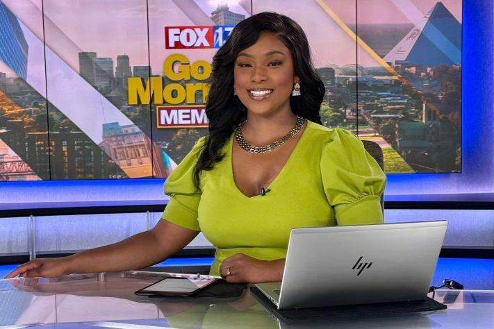 Dominique Dillon; Cochilo ao vivo de jornalista da TV americana repercute e mobiliza mensagens de apoio nas redes sociais – Reprodução/Facebook