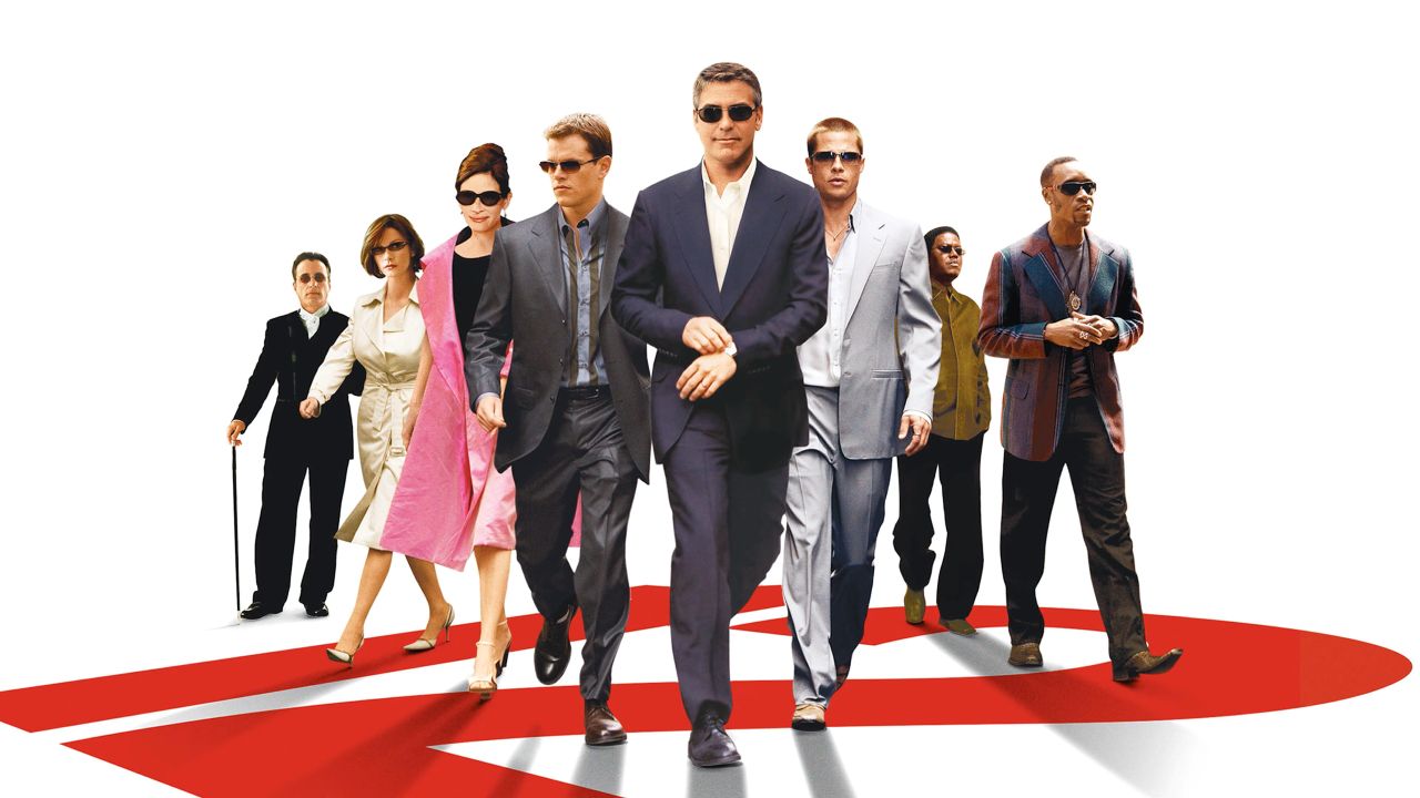 A história acompanha Danny Ocean, que reúne uma equipe de especialistas para assaltar simultaneamente três cassinos de Las Vegas. O sucesso do primeiro filme deu origem a 