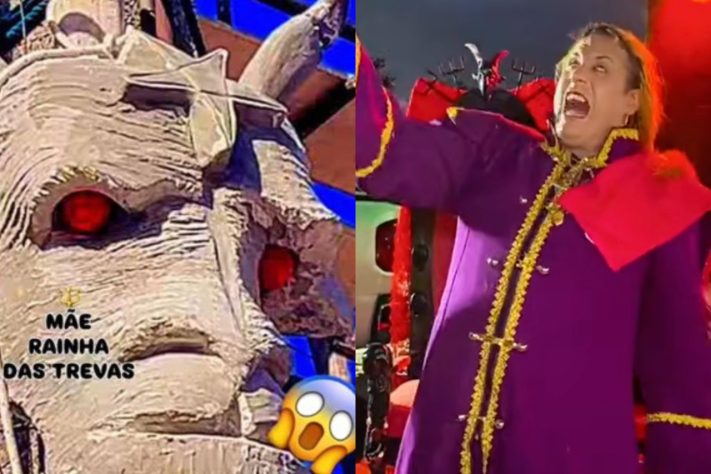 Estátua de 11 metros dedicada ao Diabo que dividiu opiniões nas redes recebe aval da prefeitura no Ceará – Reprodução/Instagram