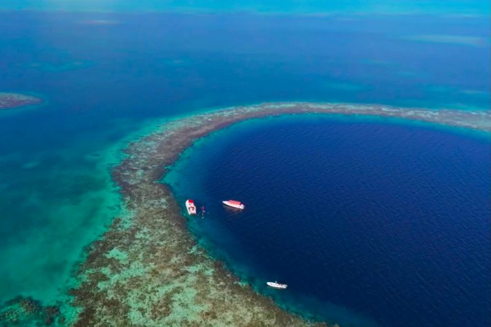 Great Blue Hole, Belize – Reprodução/YouTube Fintastic Films