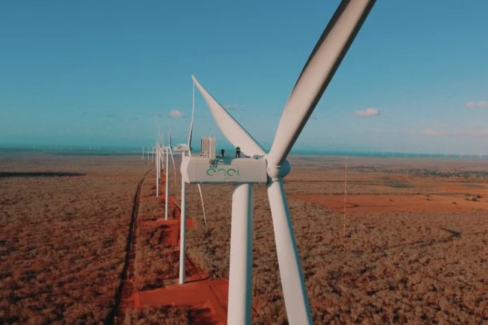 'Lagoa dos Ventos'; complexo no sertão do Piauí abastece milhões de casas e lidera geração eólica no Brasil – Divulgação/Enel Green Power