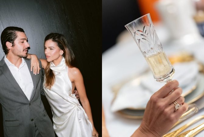 Mariana Rios oficializa noivado com Juca Diniz em jantar no Rio de Janeiro