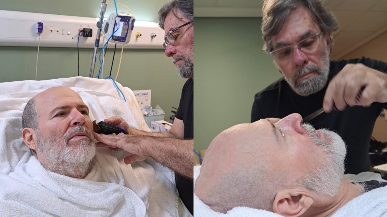 Na legenda da publicação, estava escrito: “E esse antes e depois? Ricardo Rocha, irmão do músico, veio para deixar o Mingau lindão e tirar a cara de Papai Noel”. Nos comentários, fãs e amigos celebraram o novo visual, entre eles o cantor Léo Jaime, que escreveu: “Boa”. 
