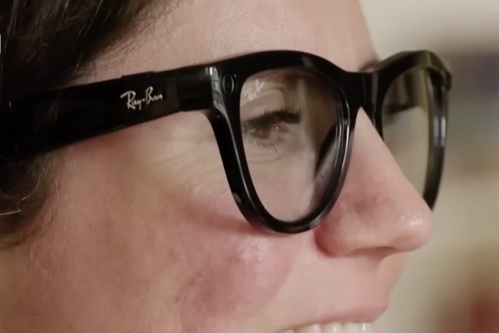 Óculos inteligente Ray Ban da Meta – Reprodução/NBC News