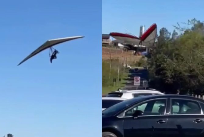 Piloto experiente sofre queda de asa-delta durante pouso no Rio Grande do Sul e fica em coma induzido