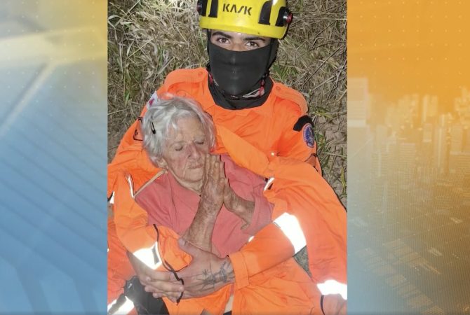 Resgate de idosa de 95 anos, perdida em região de mata em Belo Horizonte, envolve bombeiros, cães farejadores e até drone