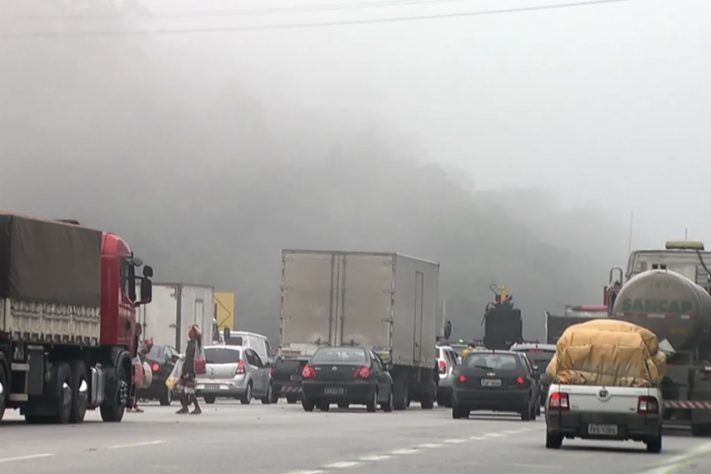 Rodovia dos Imigrantes (SP-160) rodovia do estado de São Paulo - Reprodução/TV Globo