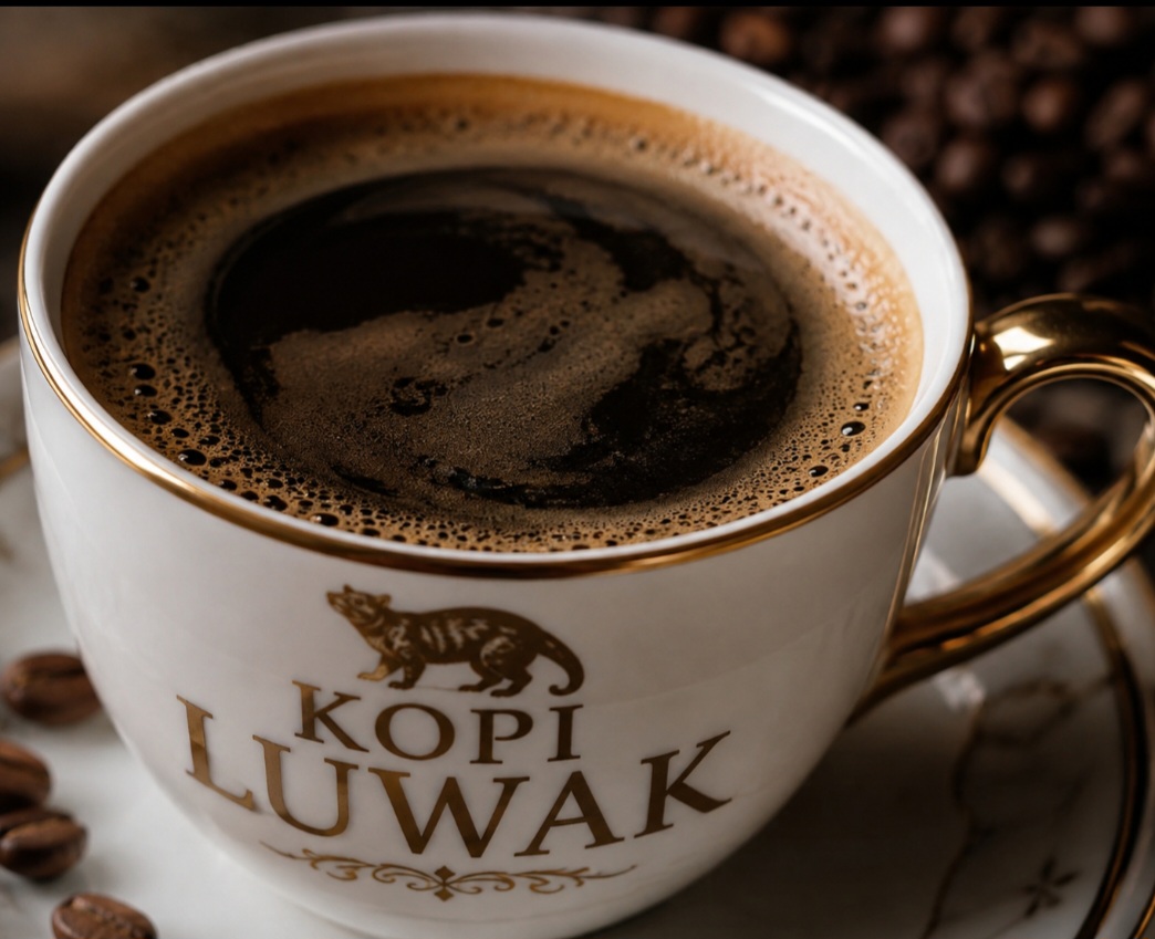 O Kopi Luwak surgiu na Indonésia durante o período colonial neerlandês, quando trabalhadores recolhiam grãos eliminados pelas civetas. Durante a passagem pelo sistema digestivo, eles sofrem alterações que influenciam suas características. Com o tempo, a prática ganhou fama e o café se tornou um produto de luxo.