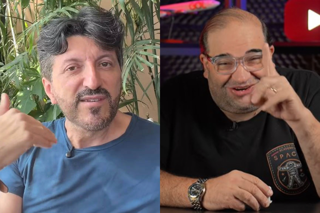 Amigos de Lito Sousa se uniram para manter o canal 'Aviões e Músicas' ativo no YouTube enquanto o influenciador e piloto trata a doença de Creutzfeldt-Jakob, uma condição degenerativa rara. Criadores de conteúdo, como Sérgio Sacani, passaram a produzir vídeos para evitar que o canal perca alcance e para preservar o sustento das famílias que dependem do projeto. -  (crédito: Montagem/Reprodução )