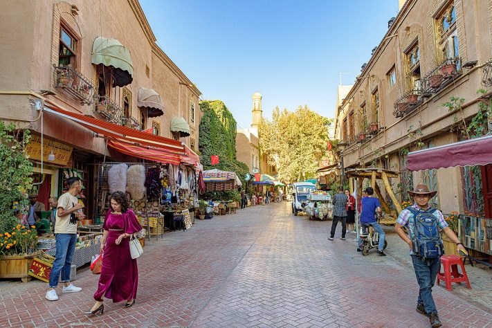 Xinjiang, a Cidade Antiga de Kashgar (China) – Wikimedia Commons/N509FZ