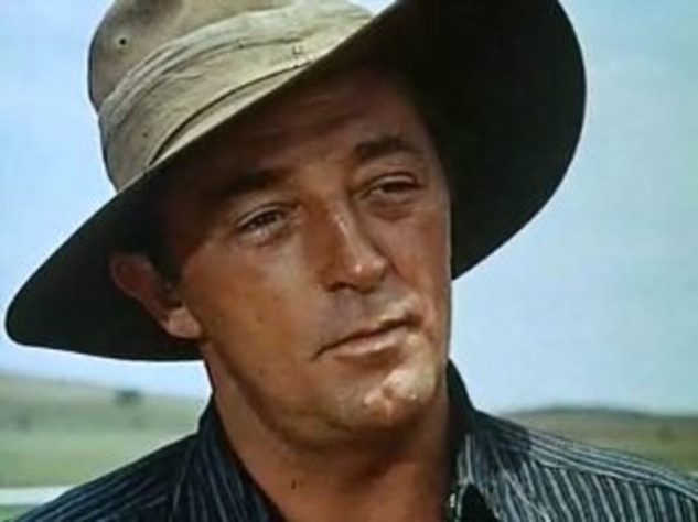 Ator e cantor Robert Mitchum 