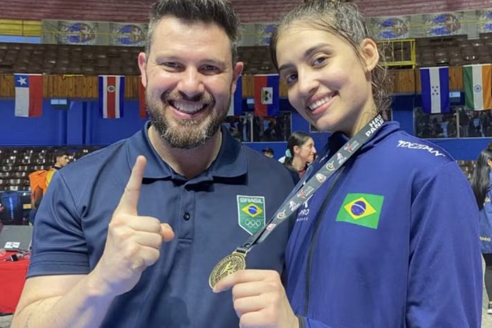 Camilly Gosch, catarinense de 20 anos chega ao 2º lugar no ranking mundial de taekwondo e mira Olimpíadas de 2028 – Divulgação