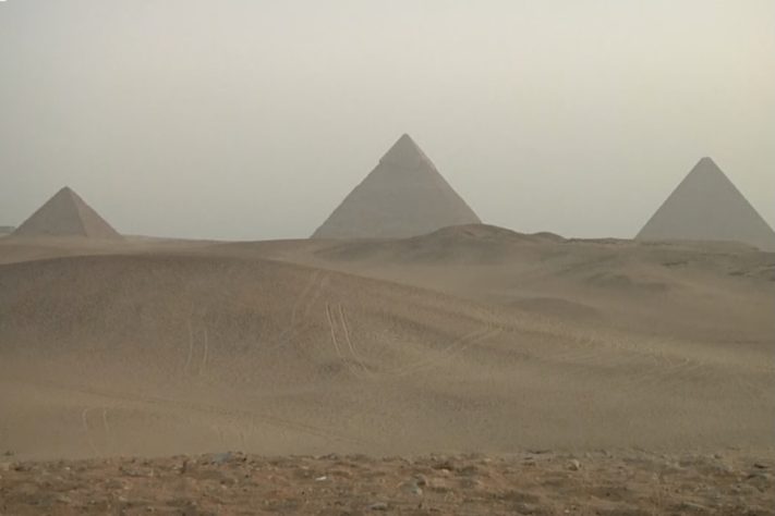 Egito anunciou descoberta em tumba de Sekhentiu-Ptah — Reprodução/TV Globo